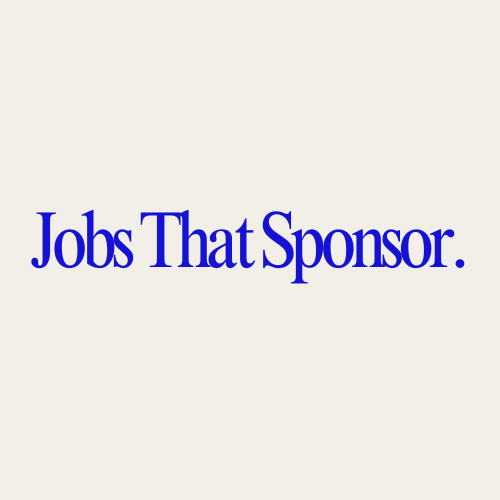 [jobs that sponsor] - Edition 6